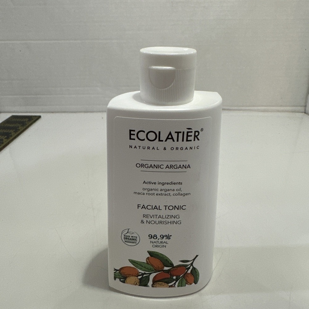 ECOLATIÈR Organic Argana Facial Tonic - New‎ Lactic Acid & Allantoin Anti Aging